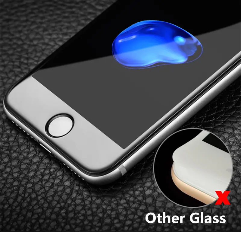 Gigseist 9 H Verre Trempe 4D Криволинейной Поверхности Экрана Защитное Стекло для iphone 6 6s plus 7