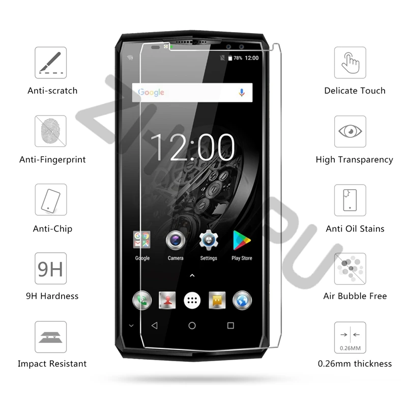 2.5D 0,26 мм 9H высококачественное закаленное стекло для OUKITEL K10 6,0 дюймов Защитная пленка для OUKITEL K10