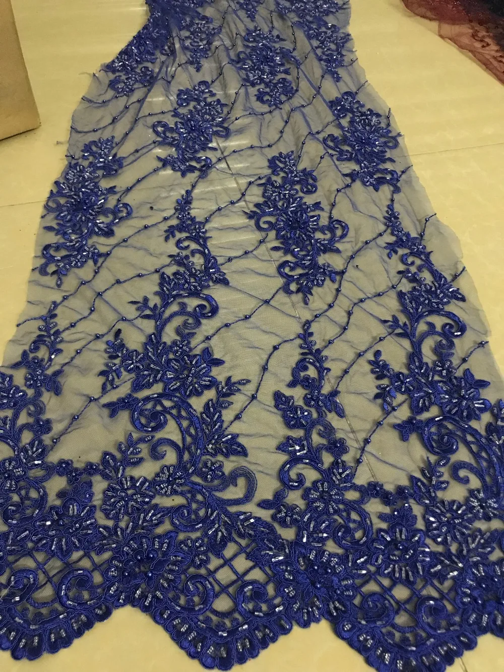 

new latest ZH-496 nigerian french mech lace fabric Embroidered High Quality African Lace Fabric