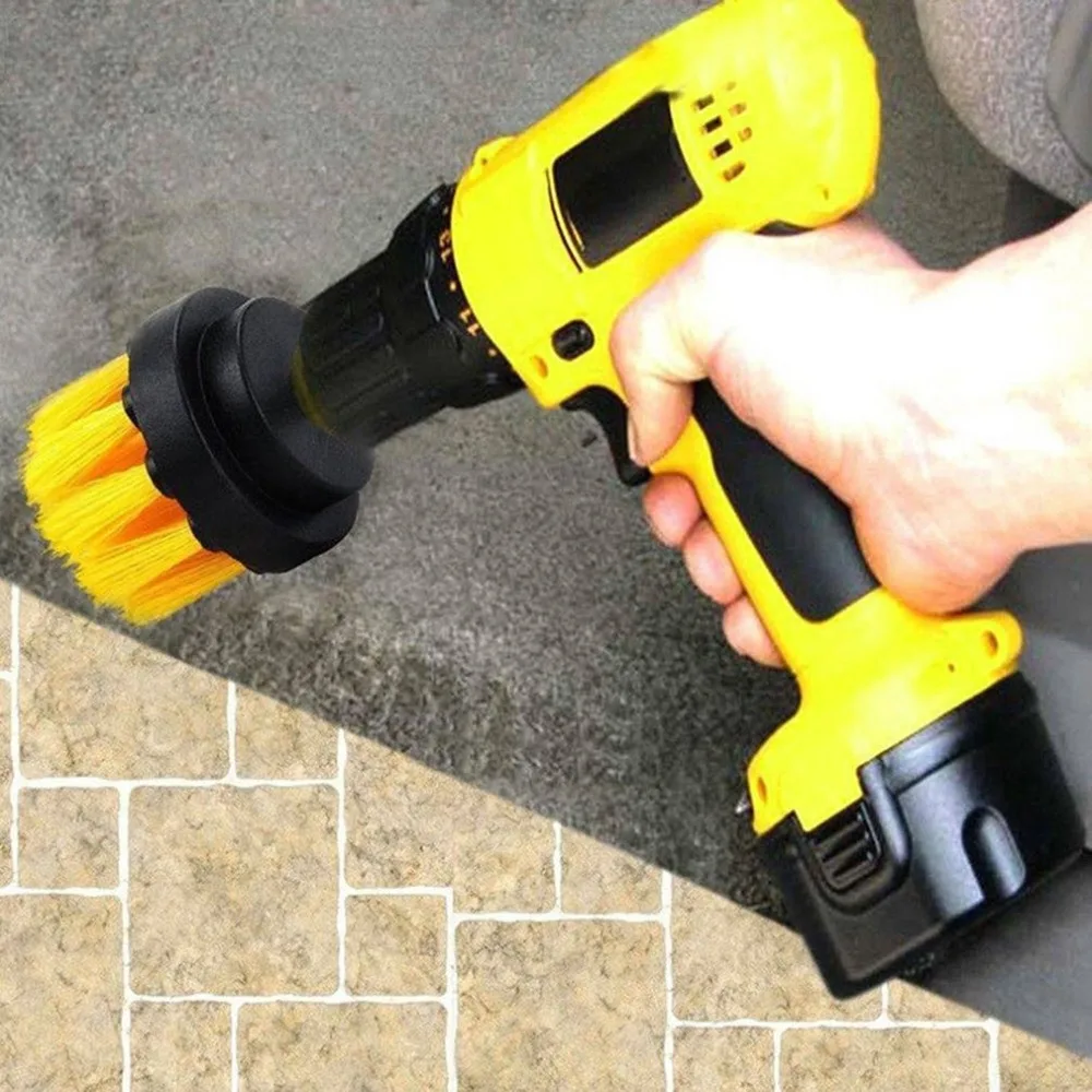 Buy Multi Function Electric Drill Brush Set Floor Carpet Brush Glass Cleaning