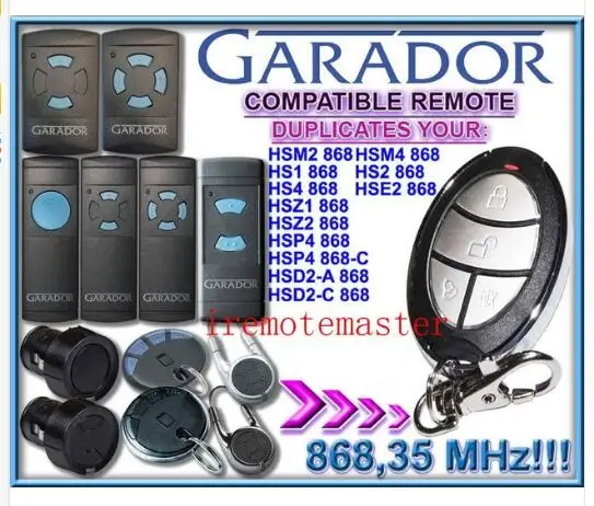 Удаленный Дубликатор GARADOR hsm2 868 hsm4 очень 2018 | Электроника
