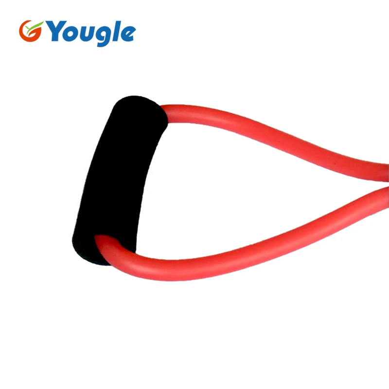2 шт. 8 образный сопротивление контура группы tube for yoga фитнес пилатес тренировки