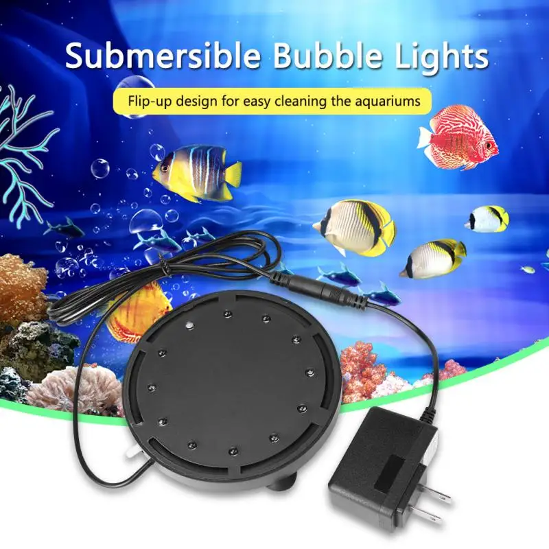 12 Светодиодный Бассейн свет Подводные лампы погружной пузырь света для светодиодный Водонепроницаемый Дайвинг свет аквариума