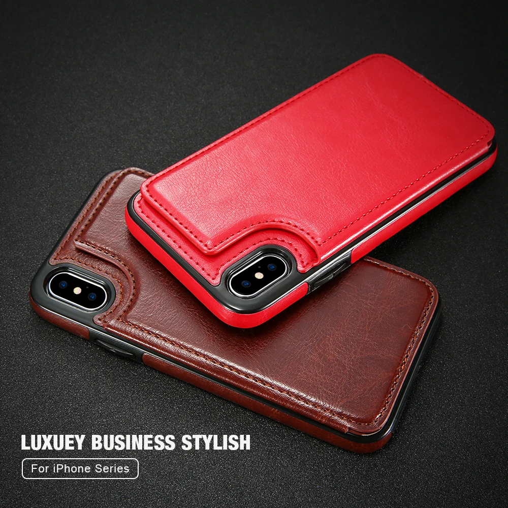classic retro stand wallet case for iphone
