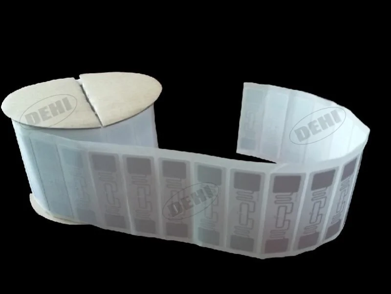 

100pcs UHF RFID Tag AZ 9662 H3 Chip ISO 18000-6C 915MHz Passive RFID UHF Sticker Label Size: 73*23mm Read Range 6m-8m