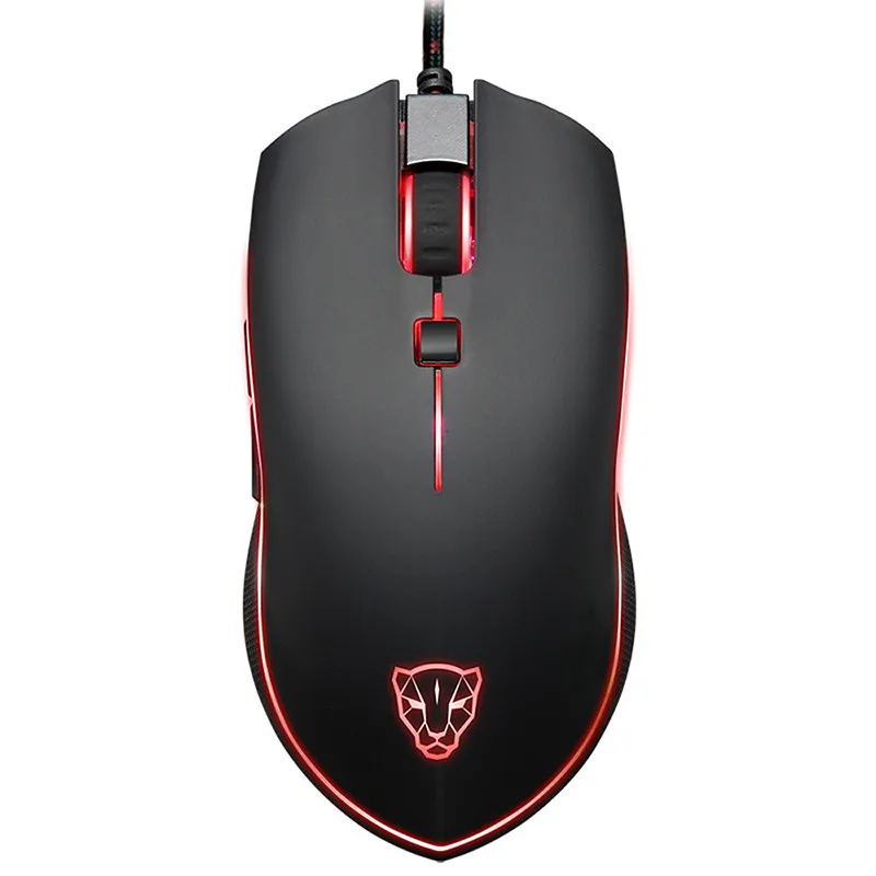 

Motospeed V40 4000 DPI 6 Buttons Breathing LED Optical Wired Gaming Mouse Game Pro Gamer Computer Mice For PC Laptop Notebook