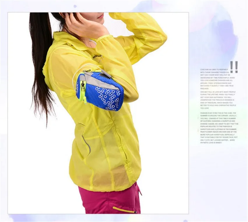 Горячая купить женский водонепроницаемый нейлон дорожная сумка мешок оборудования фитнес телефоны Бег рука руку рукав руку с мобильного
