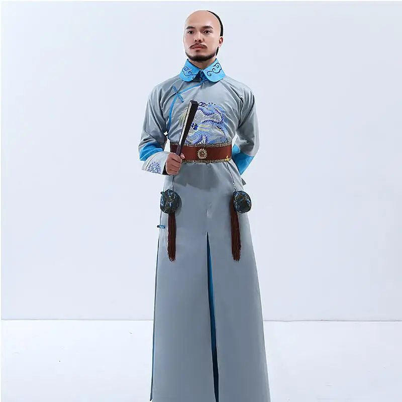 

Qing Dynasty Royal Prince Clothing male Film Television Performance wear Dragon Robe Chinese Ancient Clothes Cosplay Costume