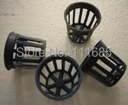 

Free shipping 100Pcs Small Size Plastic Net Slip Pot Aquarium Live Plant, Hydroponic Plant Pot Basket Fish Tank