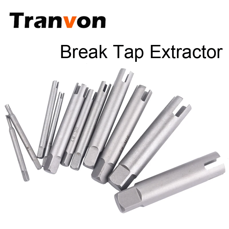 

M4-M24 Broken Tap Extractor Guide Set Easy Out Broken Wire Screw Remover Tools Screw Extractor Wrench Set Drill Bit