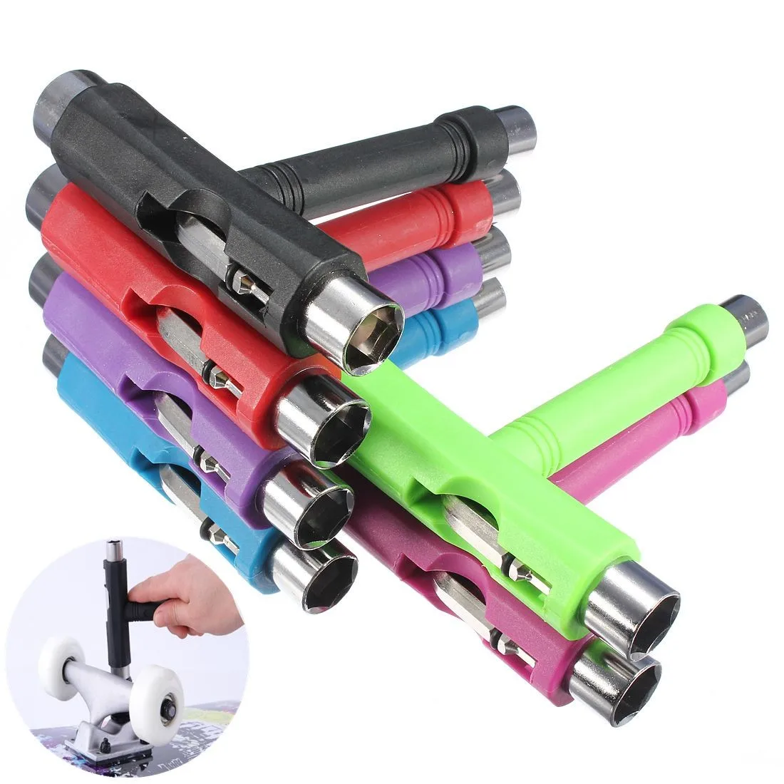 Multifunctional Skateboard Scooter T shape wrench Adjusting Tool