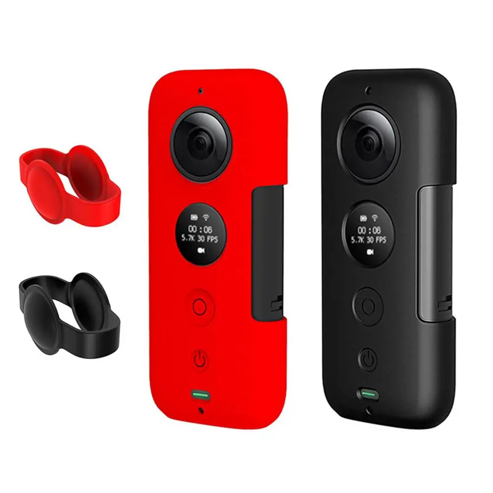 

For Insta360 One X Silicone Lens Case For Insta Panoramic Motion Camera Accessories