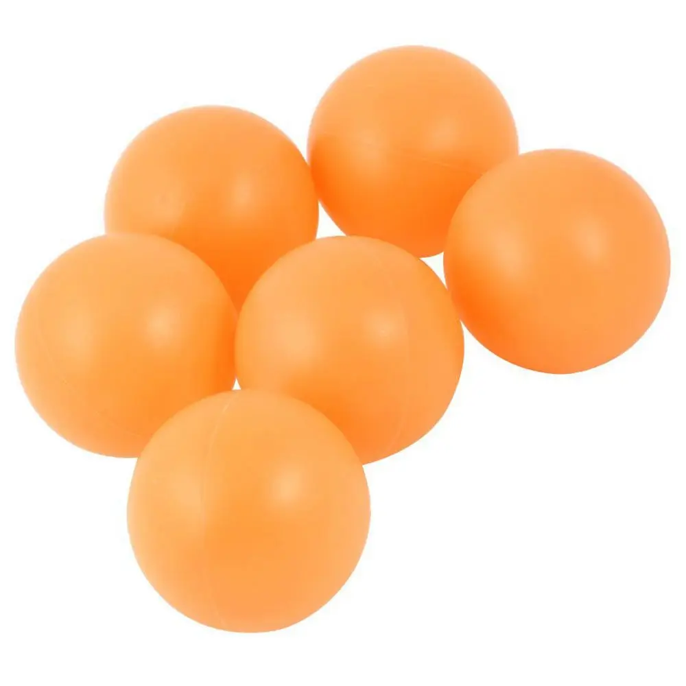 6x Plastic Table Tennis Balls Ping Pong Ball 40mm Diameter Orangein