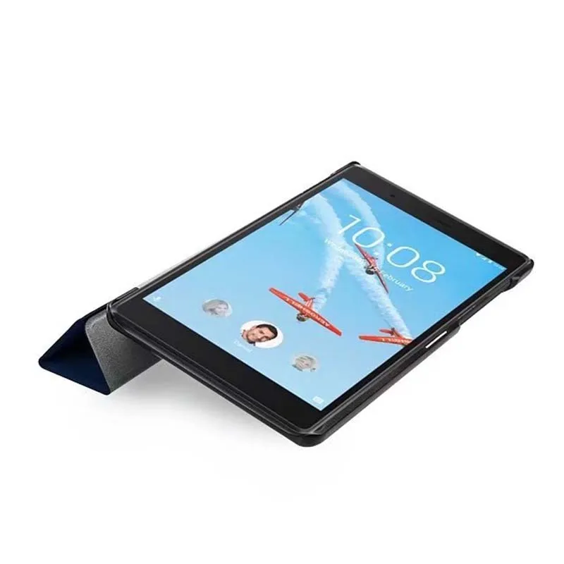 ПУ магнит закрыть Роскошные Искусственная кожа чехол для Lenovo tab4 7.0 tb-7504f/X/N Tablet Case 20 шт./лот