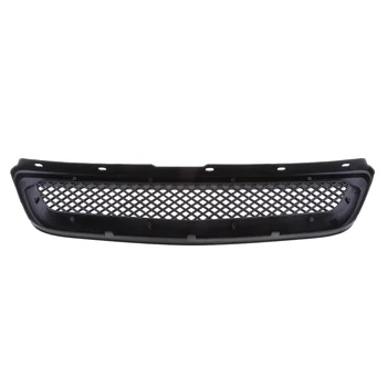 

ABS Plastic Polished Car Front Grill Vent Trim DIY Replacement Part for Honda Civic 1996-1998 Easy Installation