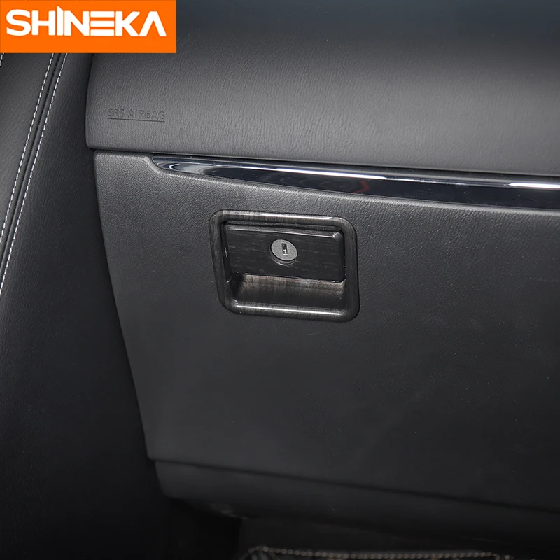 SHINEKA внутренняя Co-Pilot ручка ящика для хранения декоративная крышка подлокотник коробка для хранения Крышка для Nissan Patrol Y62
