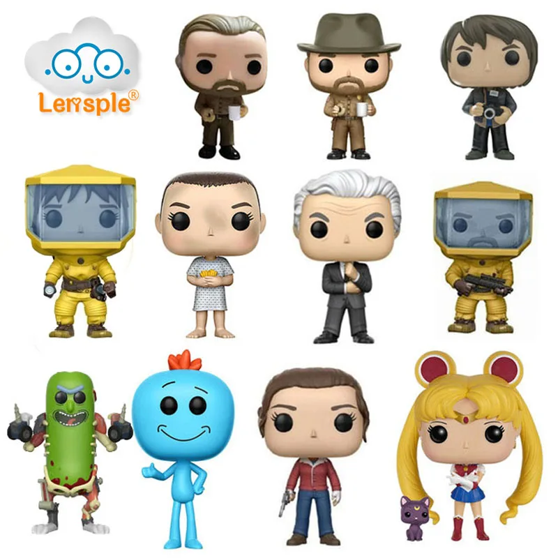 

2018 POP Stranger Things , Sailor Moon And Rick And Morty Hopper Nancy Brenner Jonathan Action Figure Toys Dolls for Collection