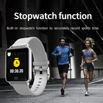 

Smart bracelet blood pressure smart watch men ip67 waterproof smartband wristband remote control 1.3 inch color screen best gift