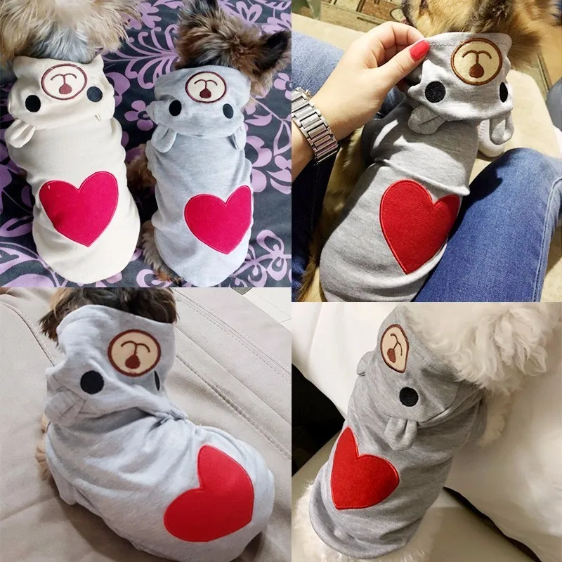 Одежда для собак для маленьких собак, Ropa Para Perro, одежда, пальто, толстовки для чихуахуа, домашних животных, милая Одежда для собак, пижамы, костюм с медвежонком