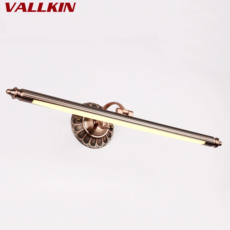 الحديث النحاس LED الجبهة مرآة ضوء الحمام mMakeup جدار مصابيح LED الغرور المرحاض الحائط الشمعدانات الإضاءة