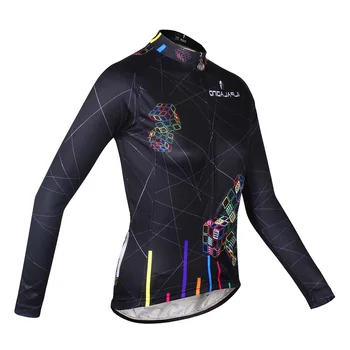 

ILPALADINO Women Riding Clothing Long Sleeves Full Zipper Breathable Bicycle Clothing Outdoor Sports Cycling Jerseys For Female