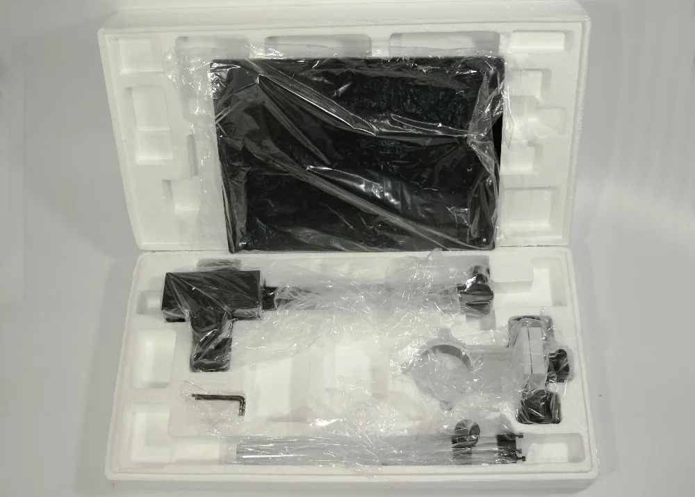 Lucky Zoom Brand New Professional 7X-45X Simul-Focal Trinocular Stereo Microscope Flexible Tripod Stand 60 Ring Light Soldering Phone Zoom Microscopio