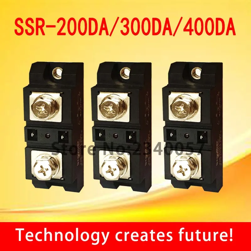 Высокое качество промышленных твердотельные реле 200A/300A/400A SSR-200DA SSR-300DA SSR-400DA 480V