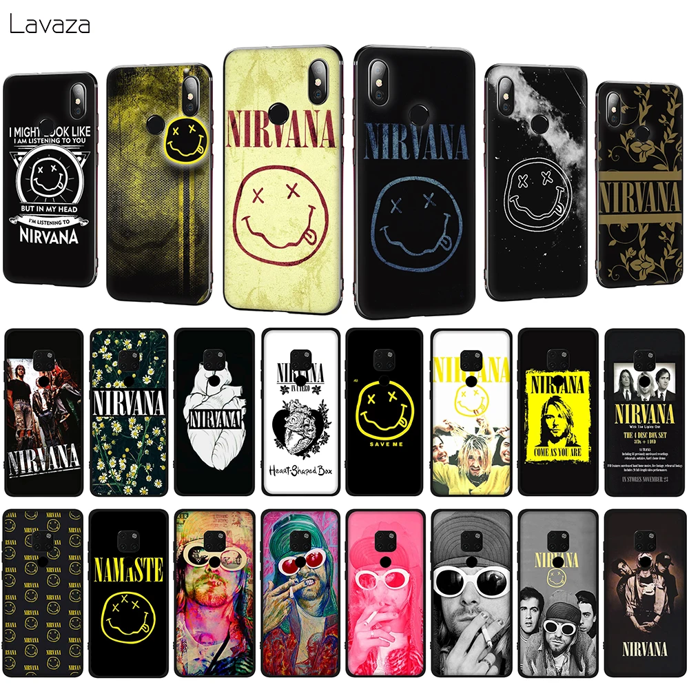 Мягкий чехол для телефона Lavaza Nirvana Band Huawei Mate 10 20 P10 P20 P30 Lite Pro P Smart 2019 | Мобильные