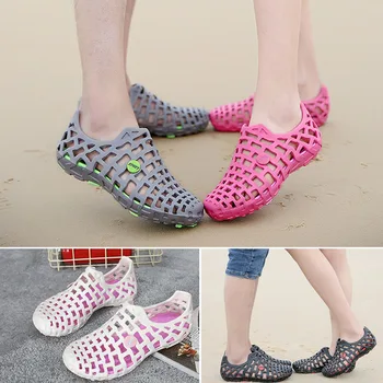 

Unisex Breathable Beach Sandals Couples Hollow out Beach Sandals Men Garden Hole Shoes #137