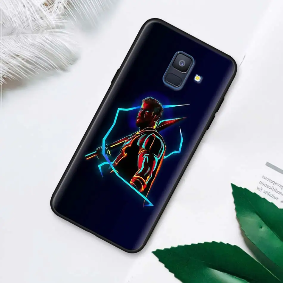 Черный мягкий чехол Marvel с супергероями Мстителями для Samsung Galaxy M30 M10 M20 A50 A70 A40 A10 A20 A30 A60 силиконовый чехол