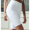 Knee Length High Waist Yoga Shorts for Women Gym Shorts Athletic Fitness Sport Jogging Trouser Gym Running Cycling short 1