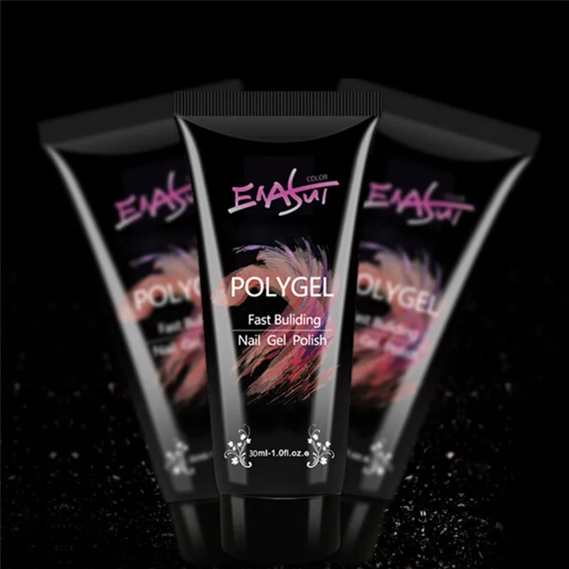 Arte de uñas Gel laca gelatina acrílico Builder UV uñas Poly Gel 30 ml cristal extender UV uñas Gel extensor led Gel Arte de uñas Gel laca gelatina acrílico Builder UV uñas Poly Gel 30 ml cristal extender UV uñas Gel extensor led Gel