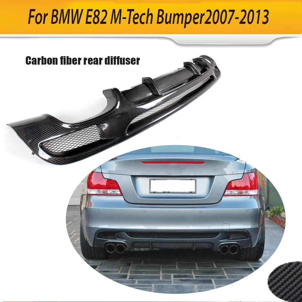 Rear Bumper Lip Spoiler Diffuser for BMW E82 E88 M Sport 2 Door 120i