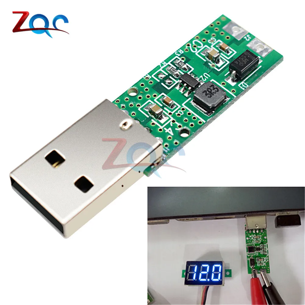 Dc-dc 5v To 12v 5w Usb Step Up Power Supply Module Boost Converter Voltage  Board 4.2v-5.2v - Inverters & Converters - AliExpress