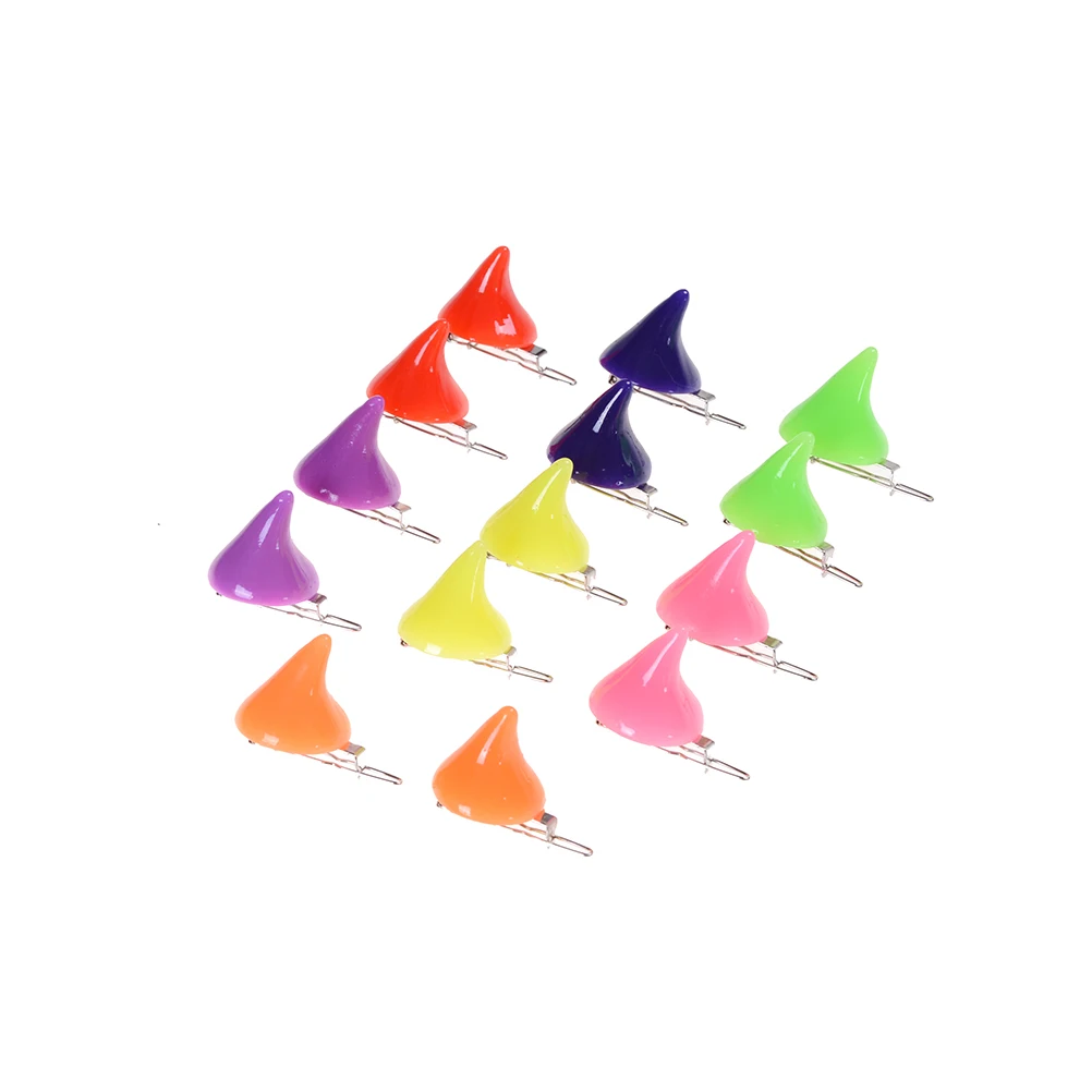 JETTING 2 PCS Hot Sale Women Devil Horns Ears Hairpins Trendy Unique Head Clips Fashion lovely headband hairband 7 Colors