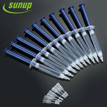 

100 pieces/lot 44%CP Teeth Whitening Gel Glue Tooth Whitener Bleaching Syringes for Perfect Smile Free Shipping