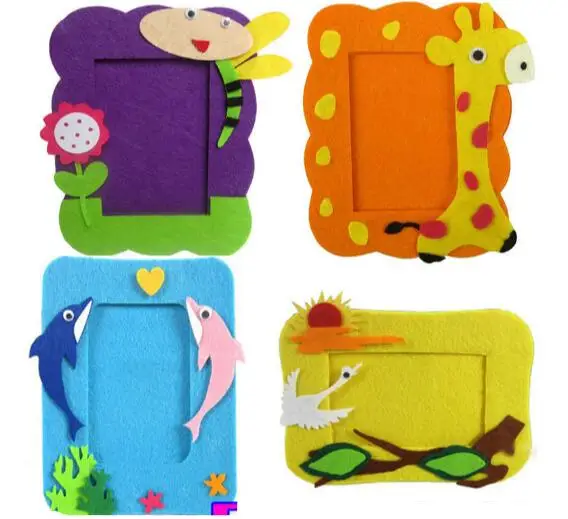 Детские наборы для рукоделия художественные фоторамка изображение мультяшных