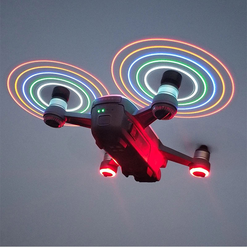 DJI Spark /spark комбо винтов светодиодный вспышка пропеллера USB Зарядное устройство