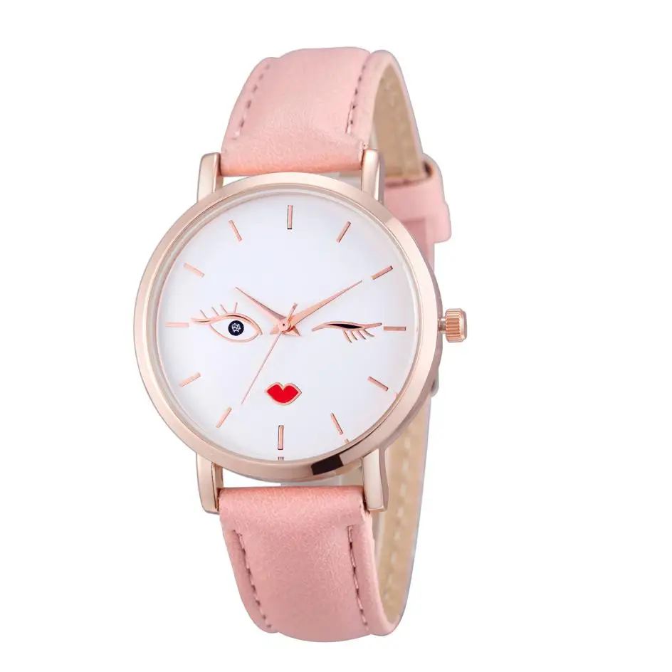 

Montre femme 2018 Fashion Leather Stainless Men women Steel Analog Quartz Wrist Watch elegant ladies watches female bracelet