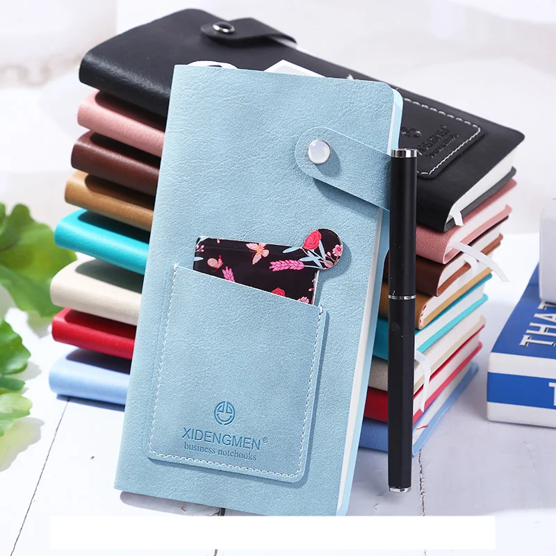 

Notebook A6 bullet Journal Leather Portable Organizer Record Paper Diary Notepad Planners School Agenda Gift Office stationery