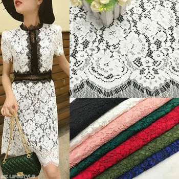 

Buulqo Lace fabric 150 * 150cm 2017 new hollow embroidery African lace fabric for DIY sewing clothing wedding dress crafts