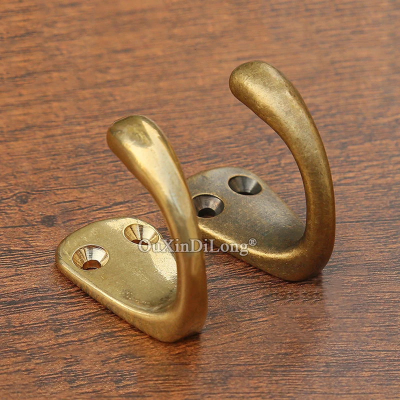 Buy Retro Vintage 20PCS Antique Solid Brass Robe Hooks