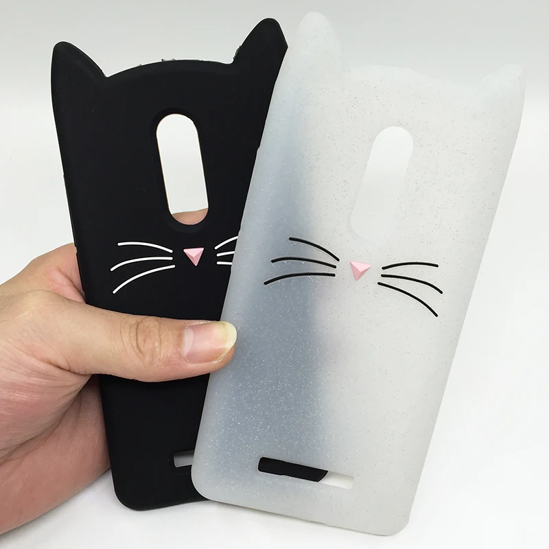

3D Cartoon Soft Silicone Case For Xiaomi Mi6 Redmi 4A 5A 6 Pro Black Cat Ears Beard Rubber Cover For Redmi Note 4 4X Phone Cases