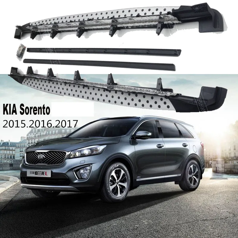 Compare Voor KIA Sorento L 2015 2016 2017 2018 Treeplanken Auto Side Step Bar Pedalen Hoge Kwaliteit Nerf Bars