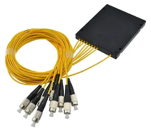 

ABS FC UPC 1X8 1M 2.0MM PLC splitter 1x8 PLC Splitter ABS Box FC/UPC Fiber Optical FTTH PLC Splitter