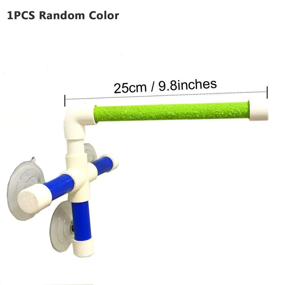 Насест для попугая полированная птица игрушка кронштейн для душа принадлежности для ванной стойки цвет случайный