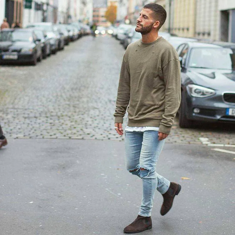 olive green shoes outfit mens