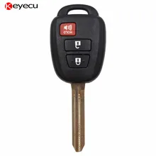 Keyecu 2+1 Button Remote Key with H Chip for Toyota RAV4 Highlander 2013 2014 2015 FCC ID:GQ4-52T