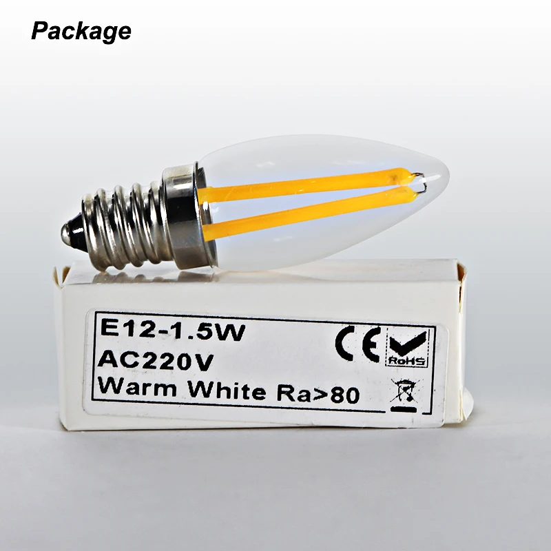 E12 led bulb light 220v 12