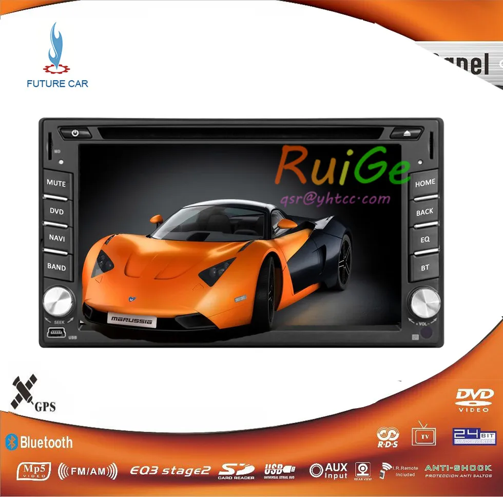 Discount Universal  Backup Camera double din Android 5.1 Double-DIN In Dash Car Radio Stereo Player LCD WIFI GPS Navigation Antenna 4